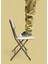 Katlanır Metal Ayaklı Krem Sandalye - Foldable Metal Legs Chair 2