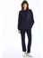 Lcwaıkıkı Basic Bisiklet Yaka Nakışlı Oversize Kadın Sweatshirt 2