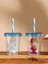 Lcwk Frozen Baskılı Pipetli Bardak 2'li 1