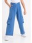 Kız Çocuk Duble Kargo Keten Pantolon G2540 2