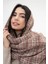 Renk Geçişli Kaşmir %100 Viscose Kahve-Bej Şal 3