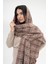 Renk Geçişli Kaşmir %100 Viscose Kahve-Bej Şal 4
