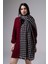 Kazayağı Desenli Kaşmir %100 Viscose Siyah-Bej Şal 3