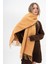 Jakarlı Kaşmir %100 Viscose Turuncu Şal 1