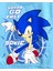 Erkek Çocuk Mavi Sonic Baskılı Uzun Kollu Şardonlu Sweatshirt / Eşofman Takımı 2