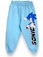 Erkek Çocuk Mavi Sonic Baskılı Uzun Kollu Şardonlu Sweatshirt / Eşofman Takımı 4