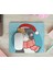 Sevimli Gözlüklü Kedi Yılbaşı Temalı Baskılı Hediyelik Dikdörtgen Mousepad 2