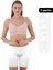 Mikro Fiber Kadın Uzun Boxer 3'lü Özel Paket - Siyah, Beyaz, Ten | S/m, L/xl 2