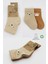 Bistyle Bear Penye Soket Çorap 2'li BS10116 Bej 5
