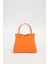 Turuncu Dikiş Detaylı El Çantası 1