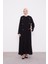 Siyah Düğme Detay Ferace 2