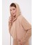 Camel Kapüşonlu Kapitone Kap 5