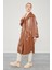Taba Oversize Suni Deri Trençkot 2