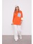 Oranj Denim Detaylı Sweatshirt 2