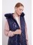 Lacivert Kapitone Şişme Yelek 5