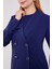 Lacivert Kruvaze Kesim Blazer Ceket Takım 4