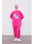 Fuşya Kot Detaylı Spor Takım 1