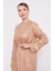 Camel Işlemeli Melanj Kimono Üçlü Takım 3