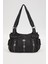 Siyah Zımba Detaylı Omuz Çantası 1