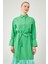 Benetton Çizgili Poplin Elbise 3