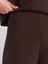 71833 Geniş Paça Fitilli Pantolon-Kahve 4
