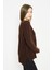 Kadın Bisiklet Yaka Yumoş Oversize Triko Kazak 241205 5