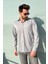 Albertino Uzun Kol Slim Fit Örme Gömlek 1