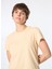 Yuvarlak Yaka Bej Kadın T-Shirt 8M1543 3