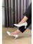 Kadın Sity Beyaz 6 cm Ince Topuklu Stiletto 1