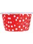 Kırmızı Puantiyeli 50'li Kek Kalıbı Fırında Dağılmayan 7 x 3.5 cm Muffin Kalıbı Cupcake Stand Kapsülü 4