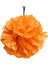 Pelur Kağıt Turuncu Renkli Ponpon Çiçek Dekoratif Asma Süs 1