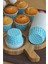 Mavi Puantiyeli 50'li Kek Kalıbı Fırında Dağılmayan 7 x 3.5 cm Muffin Kalıbı Cupcake Stand Kapsülü 2