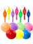 10 Adet Lastikli Zıpzıp Balon Ipli Punch Panç Büyük Balon 1