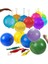 10 Adet Lastikli Zıpzıp Balon Ipli Punch Panç Büyük Balon 2