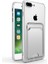 Apple iPhone 7 Plus - Kılıf Kartlıklı Şeffaf Setra Clear Silikon Kapak - Şeffaf 2