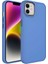 Apple iPhone 12 - Kılıf Metal Çerçeve ve Buton Tasarımlı Silikon Luna Kapak - Lavendery Gray 1