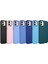 Apple iPhone 12 - Kılıf Metal Çerçeve ve Buton Tasarımlı Silikon Luna Kapak - Lavendery Gray 3