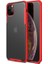 Apple iPhone 11 Pro - Kılıf Koruyucu Sert Volks Kapak - Kırmızı 1