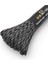 Polyester Paracord Ip 4 mm Gri Desenli Siyah Renk 30 Metre 1