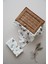 35X35 Magic World Temalı Organik Kareli Ağız Mendili 4lü Set 2