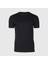 Erkek Siyah Baskılı Regular Fit Kalıp Likralı Kumaş T-Shirt 4