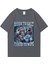 Komik Anime Bok Olmak Zorla Goril Grafik T Shirt Retro Kısa Kollu O-Boyun T-Shirt Erkek Kadın 1