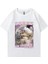 Ben Sadece Bir Kız Komik Kedi Meme Baskı T-Shirt Erkek Kadın Vintage % Pamuk Büyük Boy T 1