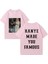 Kanye West Vintage T Shirt Made You Ünlü Adam Kadın's Gevşek Günlük Kıyafetler Hip Hop Street 1