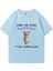 Sıcak Satış Otizm Kedi Komik Grafik Baskı T-Shirt Erkek Kadın Casual Tops Kısa Kollu Giysiler 1