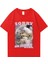 Ben Sadece Bir Kız Komik Kedi Meme Baskı T-Shirt Erkek Kadın Vintage % Pamuk Büyük Boy T 1