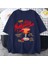 Manhattan Ağır Vintage T Erkek Kadın Moda Hip Hop Streetwear Gevşek Günlük Kıyafetler 1