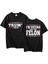 Trump Ben Felon Için Oylama T Shirt Adam Pamuk Rahat Kısa Kollu Tee Amerik 1