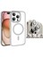 Apple iPhone 16 Pro Max Kılıf Wireless Şarj Özellikli Zore Krom Magsafe Silikon Kapak + Kamera Lens Koruyucu 1