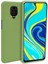 Xiaomi Redmi Note 9 Pro Ince Mat Silikon Kılıf Yeşil 1